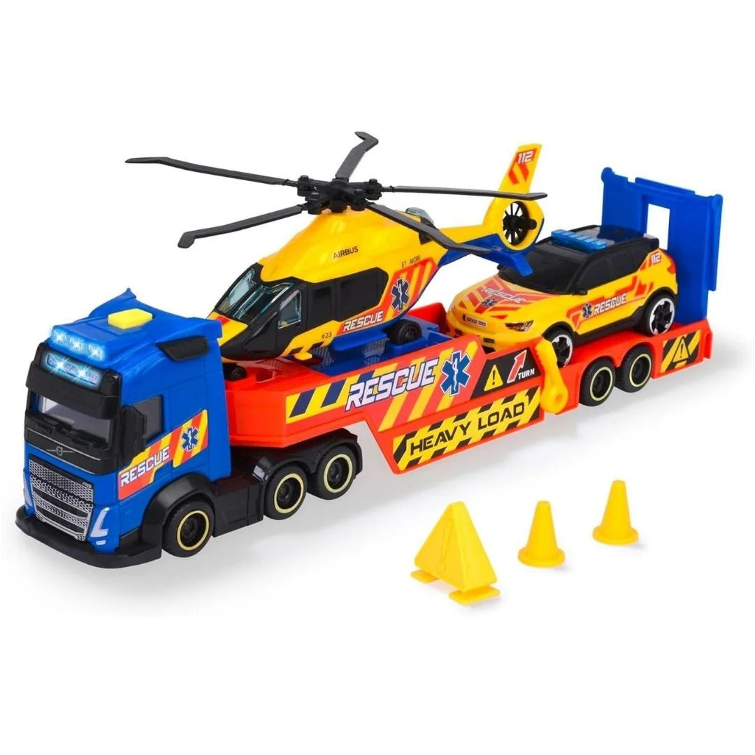 Dickie Volvo Rescue Transporter 203717005 | Toysall