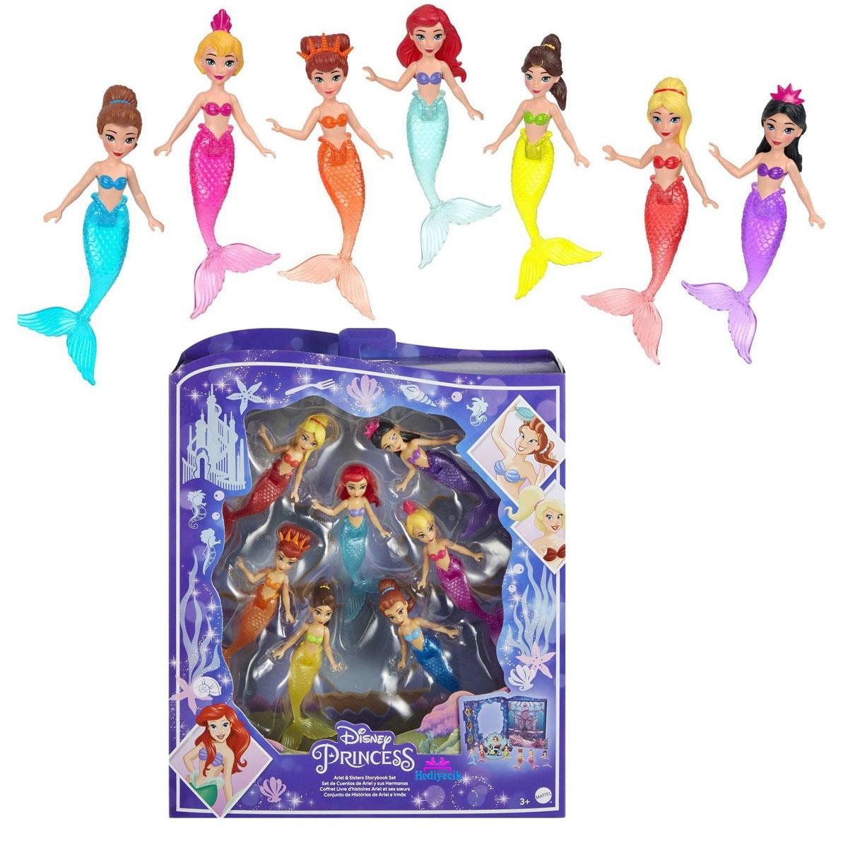 Disney Ariel ve Kız Kardeşleri Oyun Seti HLW96 | Toysall