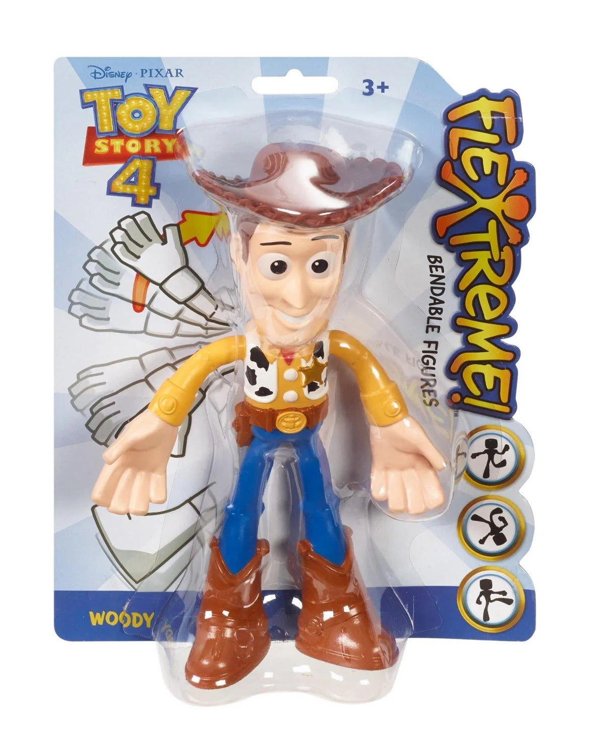 Disney Pixar Toy Story 7 cm Bükülebilen Figürler- Woody GGK83-GGK84 | Toysall