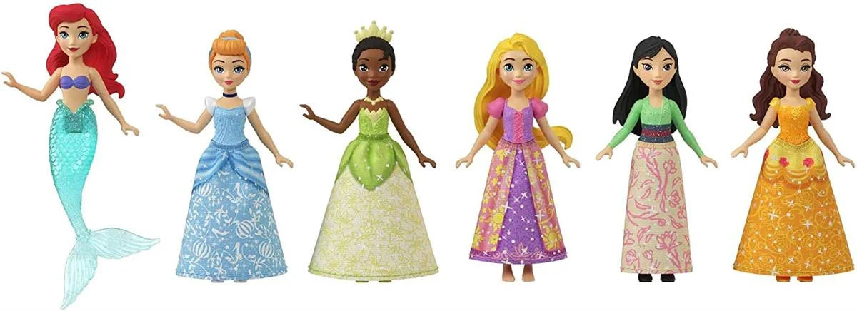 Disney Prenses Bebekleri 6'lı Set HLW91 | Toysall