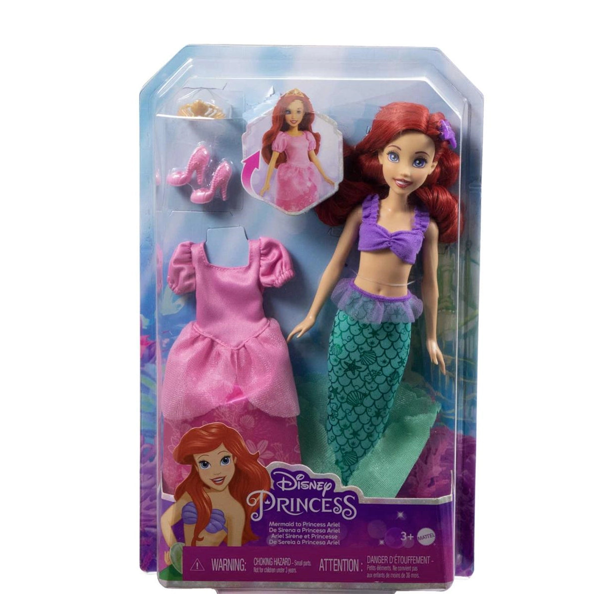 Disney Prenses Deniz Kızına Dönüşebilen Ariel HMG49 | Toysall