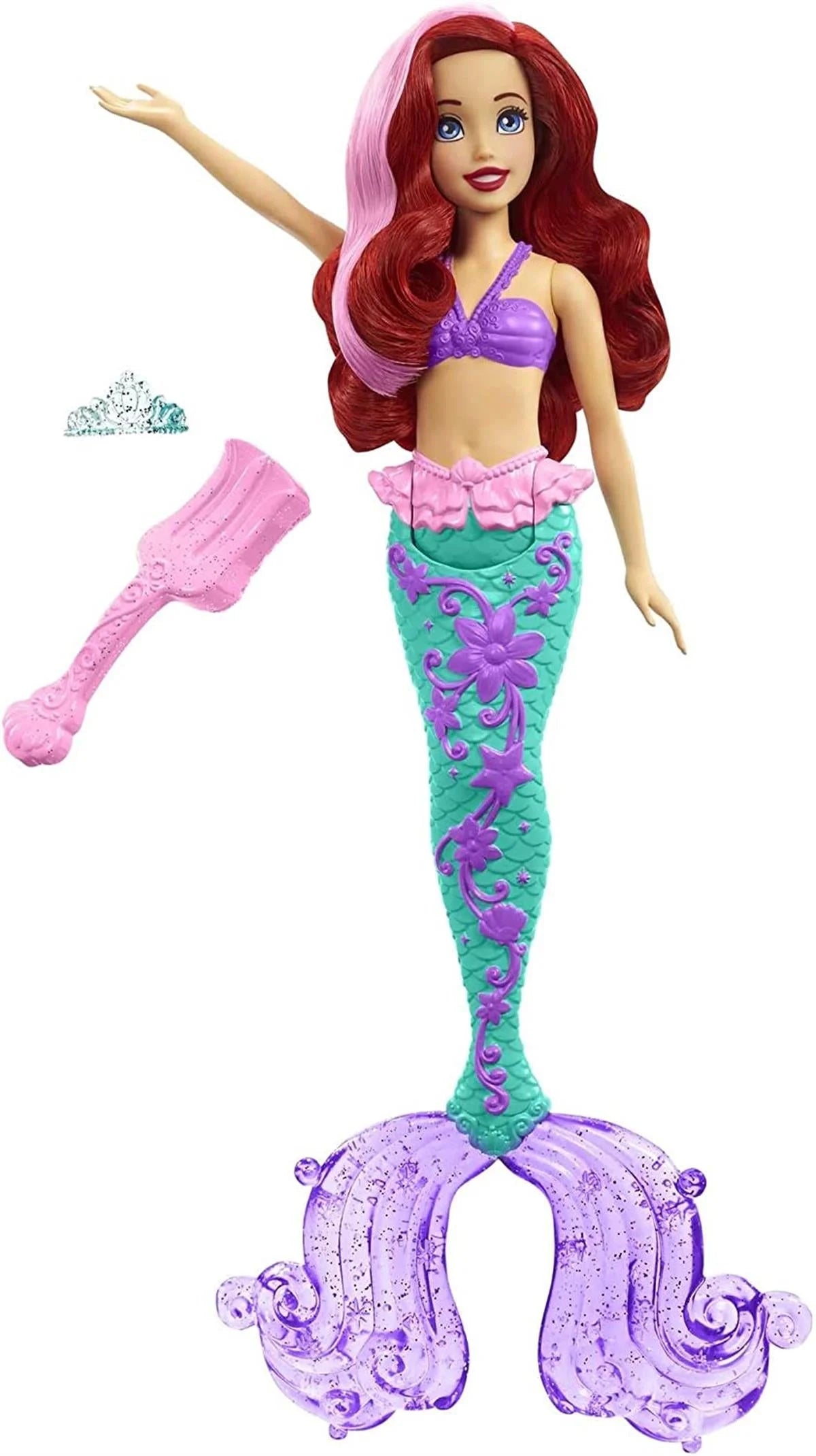 Disney Prenses Muhteşem Renk Değiştiren Saçlı Deniz Kızı Ariel HLW00 | Toysall