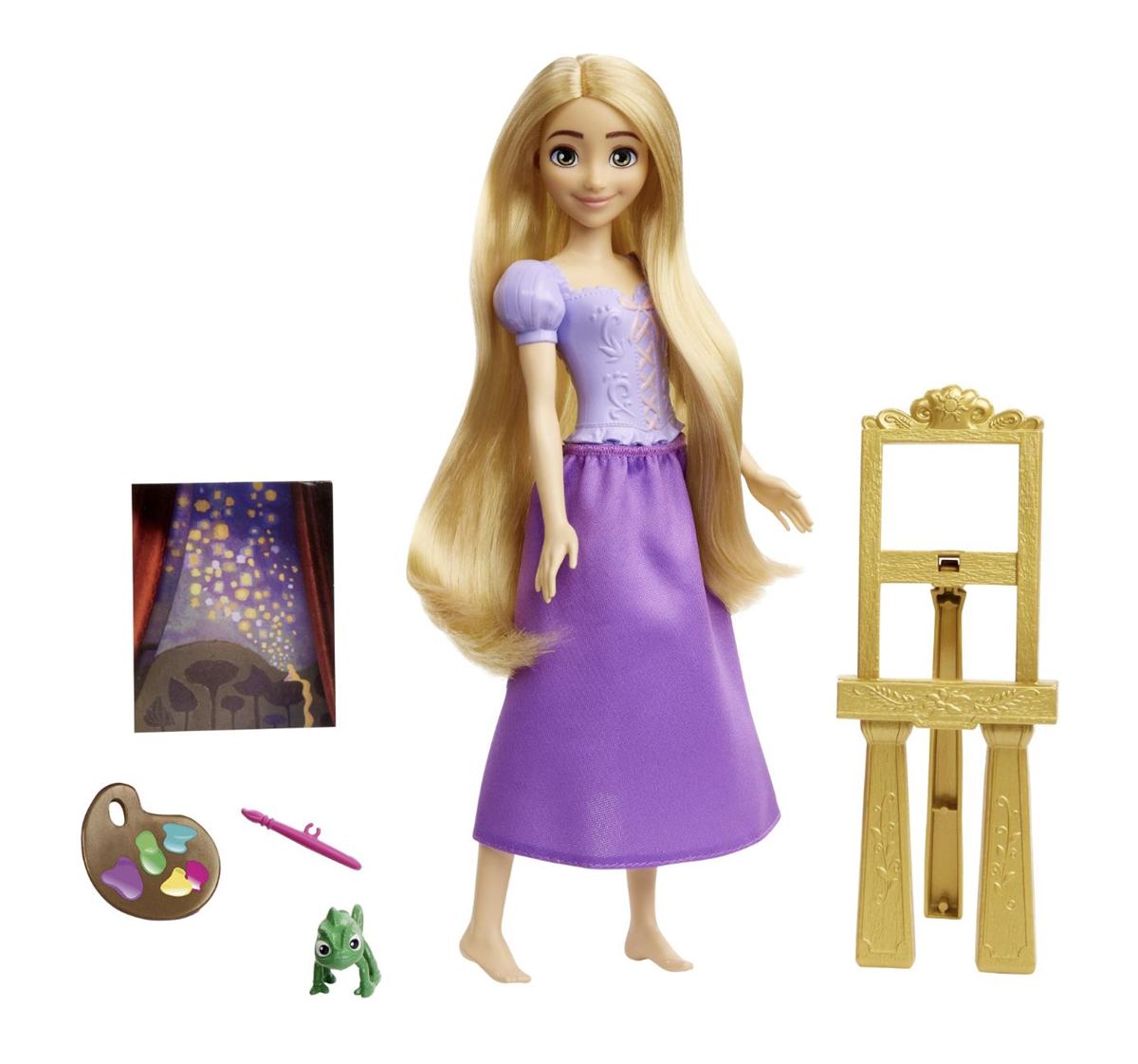 Disney Prenses Rapunzel ve Aksesuarları HLW34-HND68 | Toysall
