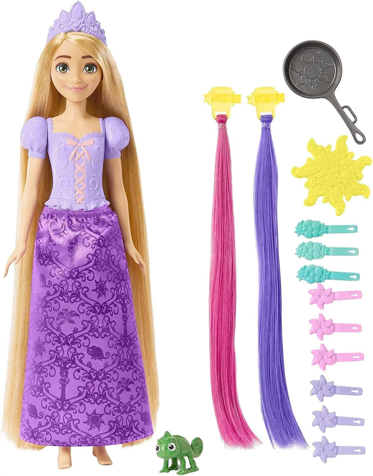 Disney Prenses Renk Değiştiren Sihirli Saçlı Rapunzel HLW18 | Toysall