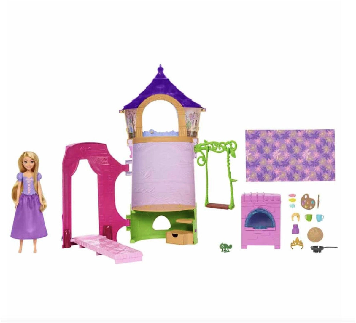 Disney Prensesi Rapunzel'in Kulesi Oyun Seti HLW30 | Toysall