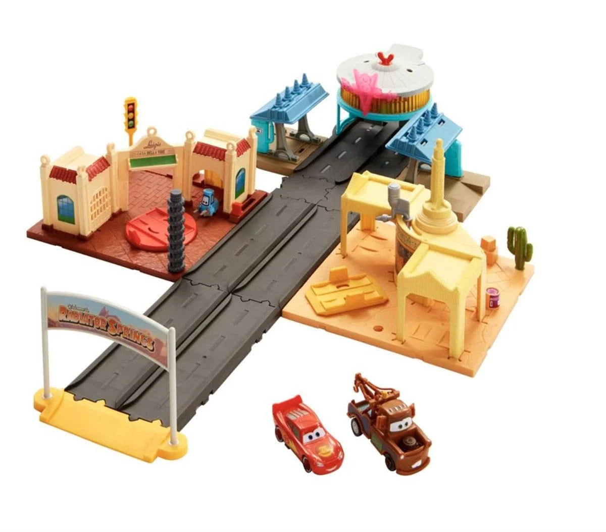 Disney ve Pixar Cars Radiator Springs Oyun Seti HGV68 | Toysall