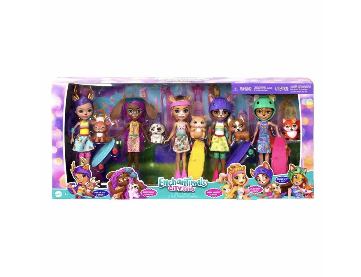 Enchantimals 5'li Şehir Bebekleri HHC19 | Toysall