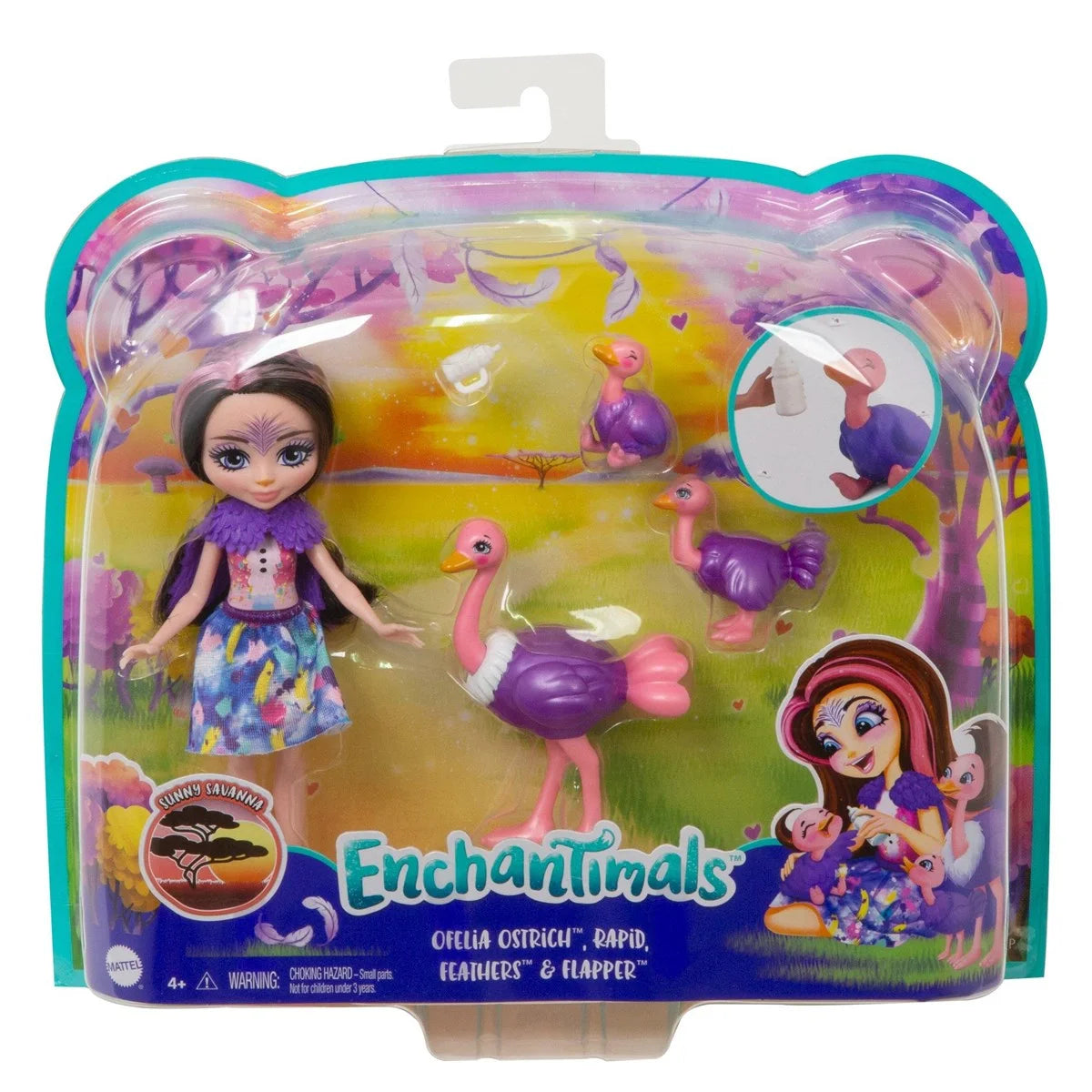 Enchantimals Aile Seti - Devekuşu Ofelia Bebek  GJX43-GTM32 | Toysall