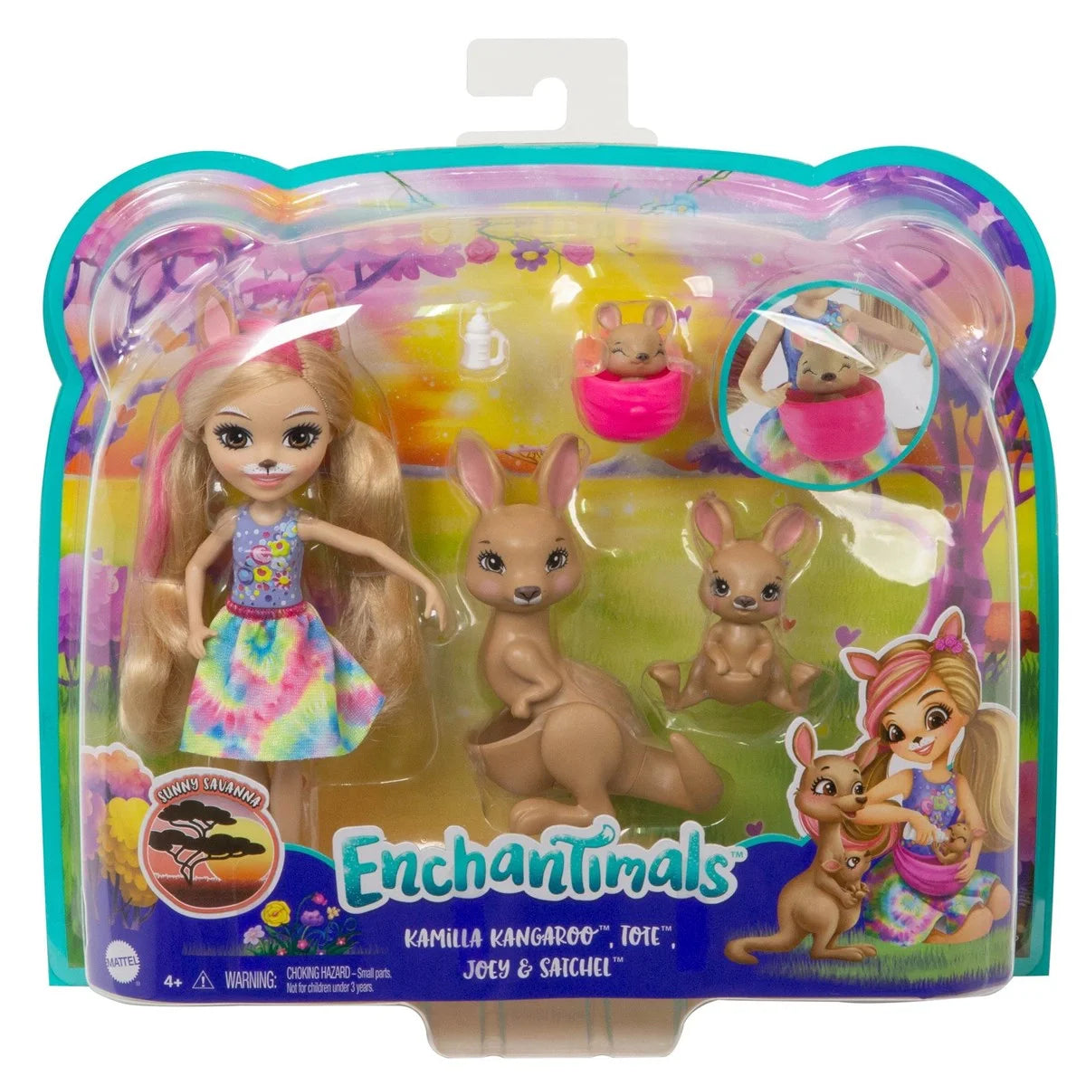 Enchantimals Aile Seti - Kanguru Kamilla Bebek GJX43-GTM31 | Toysall