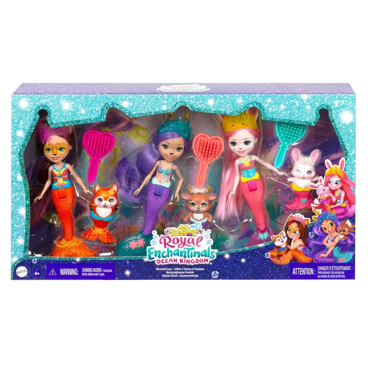 Enchantimals Görkemli Okyanus Krallığı Deniz Kızı Bebekler HCF87 | Toysall