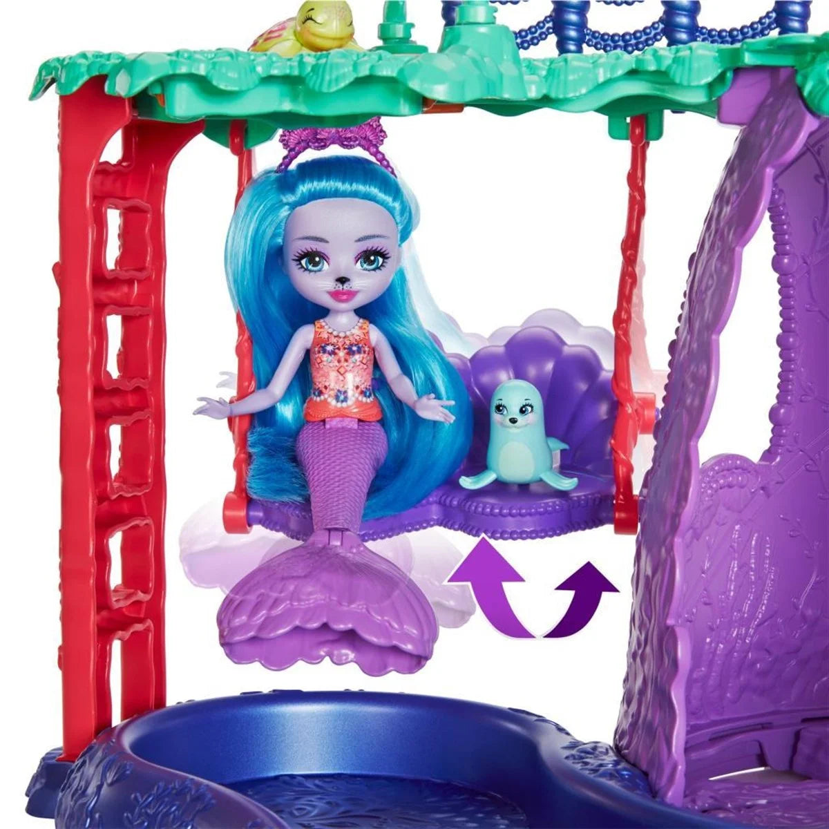 Enchantimals Görkemli Okyanus Krallığı Eğlenceli Su Parkı HCG03 | Toysall