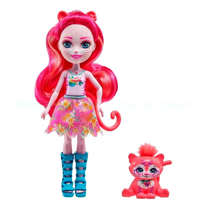 Enchantimals Populer Karakter Bebekler Texie Tiger ve Sabre FNH22 HXB9 Toysall