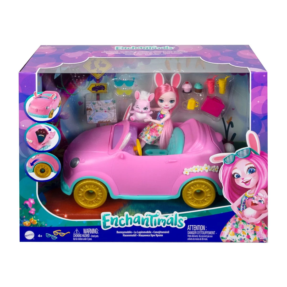 Enchantimals Tavşancık Araba HCF85 | Toysall