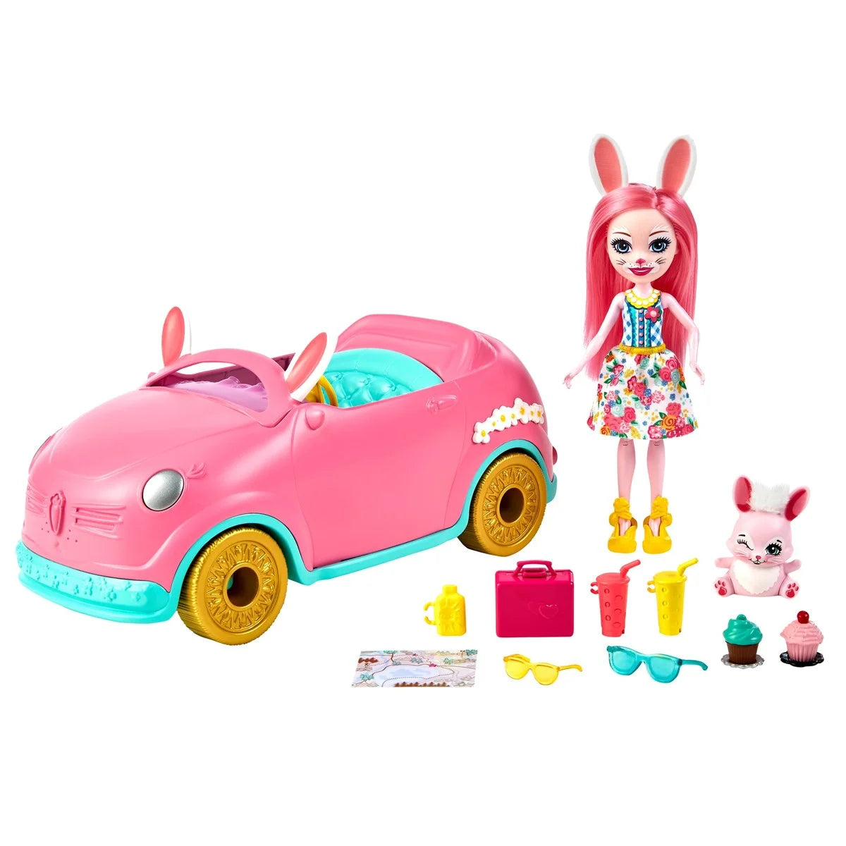 Enchantimals Tavşancık Araba HCF85 | Toysall