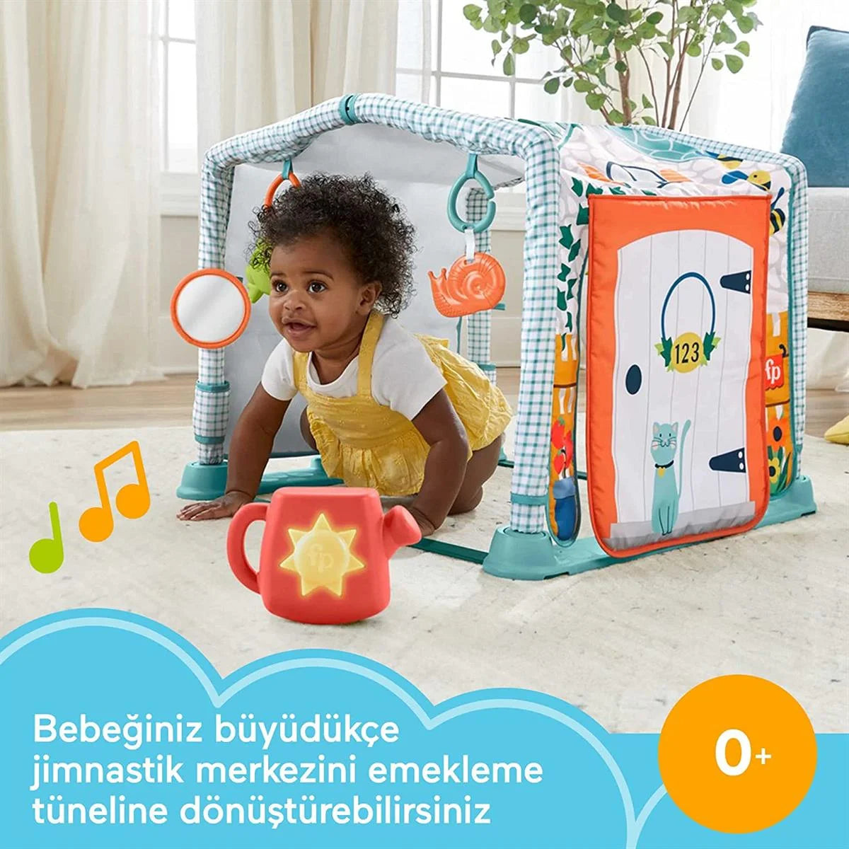 Fisher Price 3'ü 1 Arada Sevimli Kulübe Jimnastik Merkezi HJK45 | Toysall