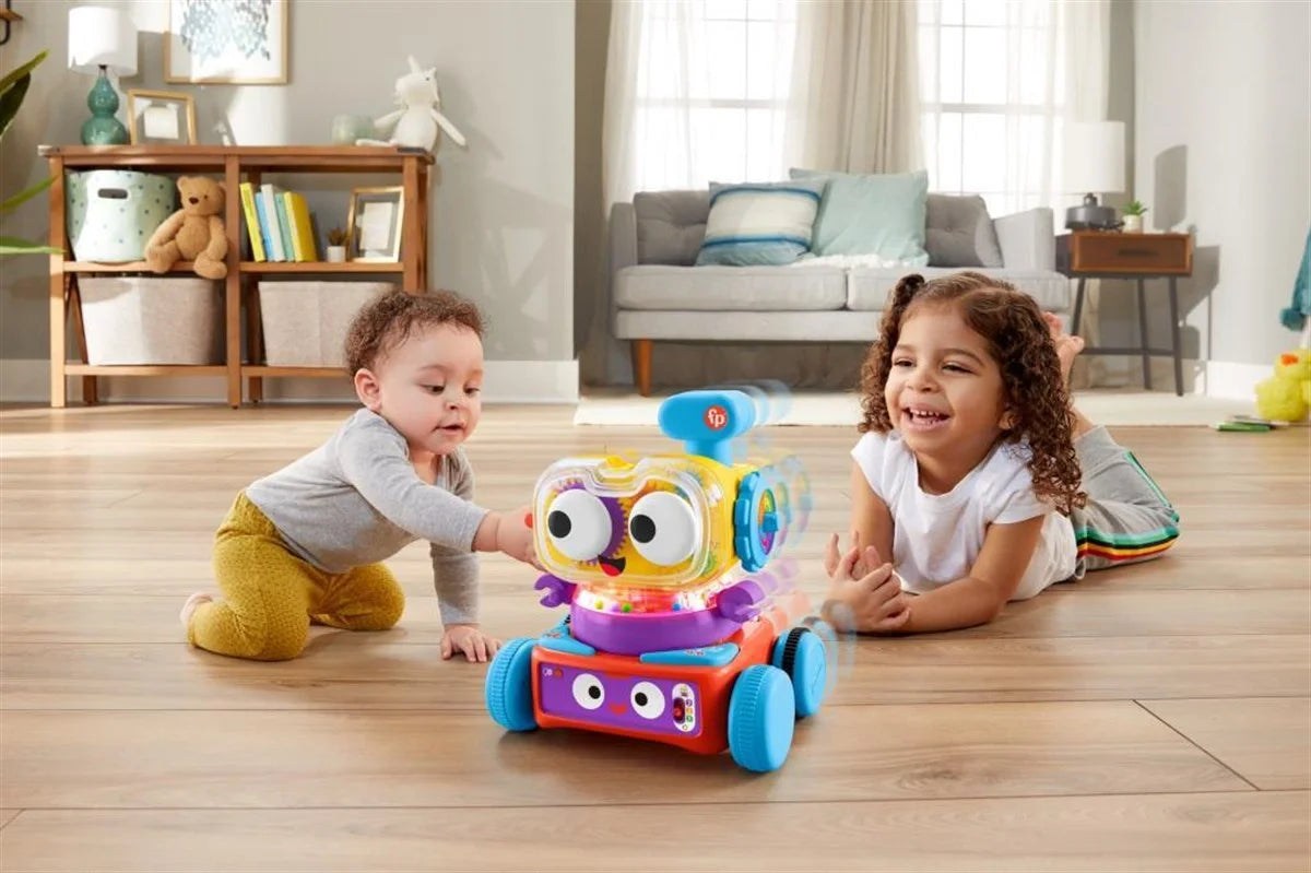 Fisher Price 4'ü 1 Arada Eğlenceli Robot Türkçe-İngilizce HCK43 | Toysall