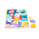 Fisher Price Ahşap Uzay Yapboz HXY42