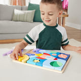 Fisher Price Ahşap Uzay Yapboz HXY42