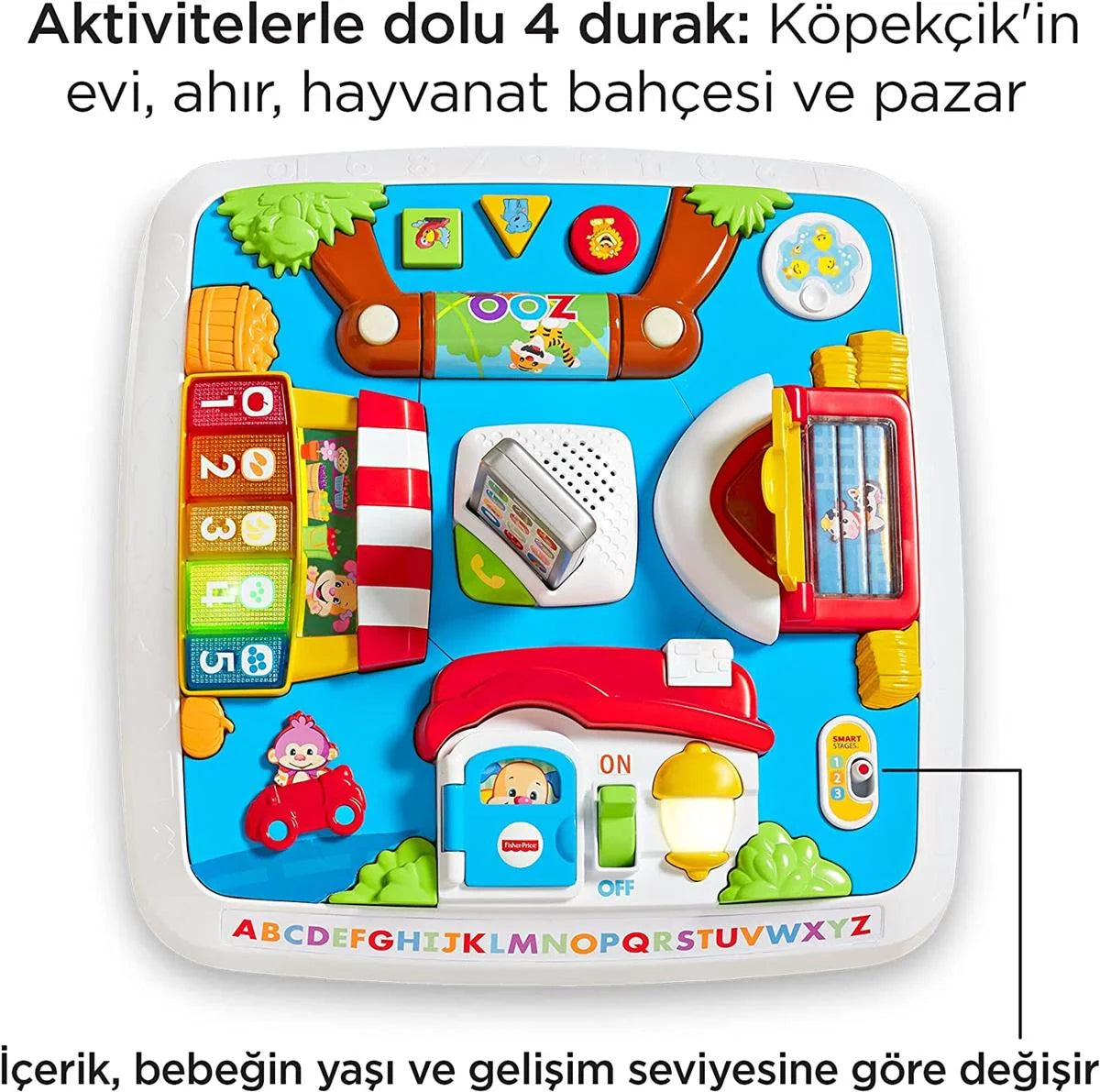 Fisher Price Eğitici Köpekçiğin Aktivite Masası DRH44 | Toysall