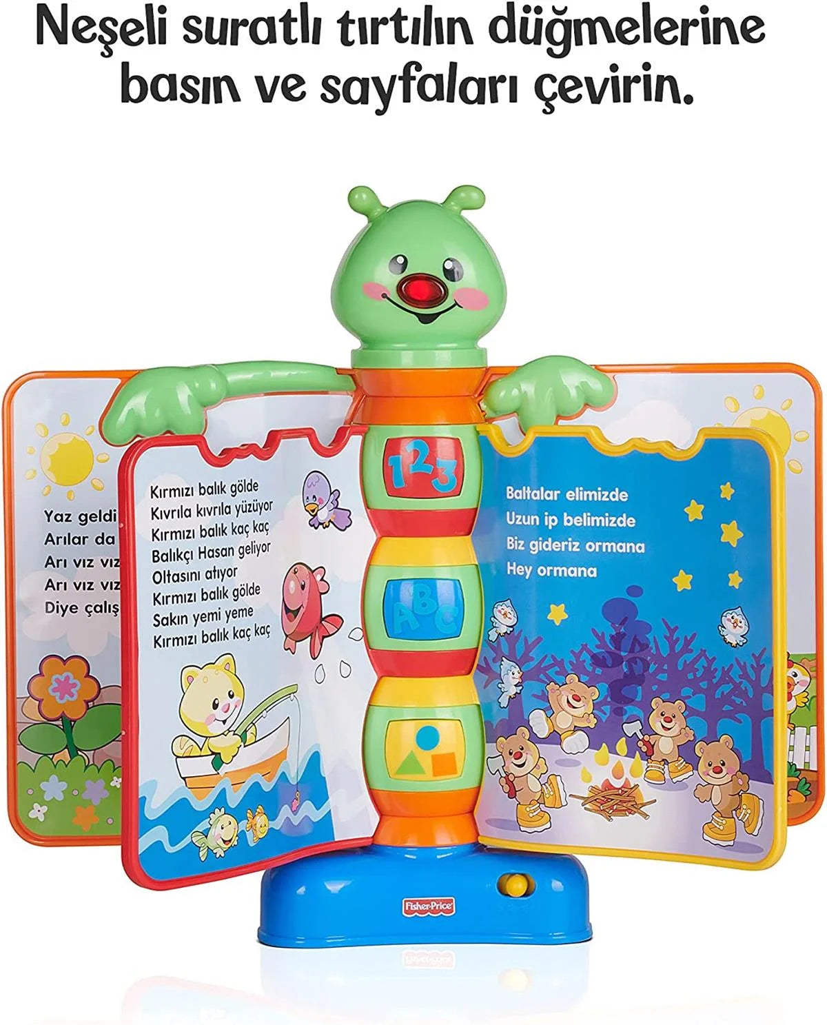 Fisher Price Eğlen & Öğren Eğitici Masalcı Tırtıl  N3835 | Toysall