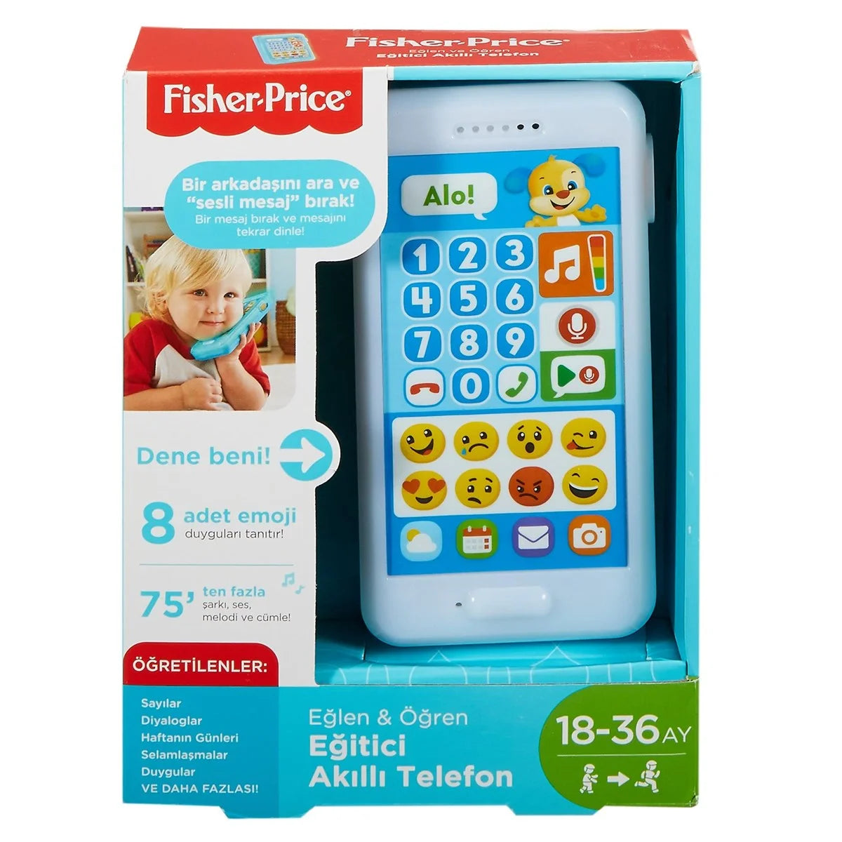 Fisher Price Eğlen & Öğren İnteraktif Akıllı  Telefon FPR25 | Toysall