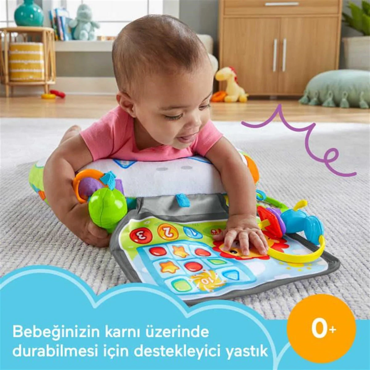 Fisher Price Küçük Oyuncunun Uzanma Yastığı HGB89 | Toysall