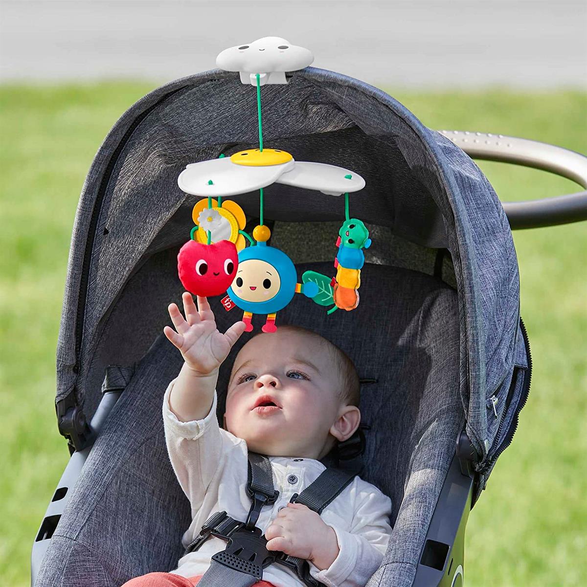 Fisher Price Mutlu Dünya Eğlenceli Bebek Arabası Oyuncağı HBW13 | Toysall