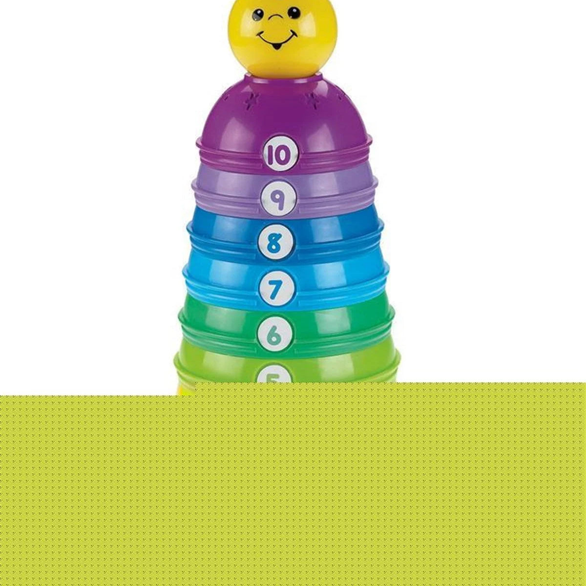 Fisher Price Numaralı Kaplar, İç içe Geçebilir 10  Renkli Kap W4472 | Toysall