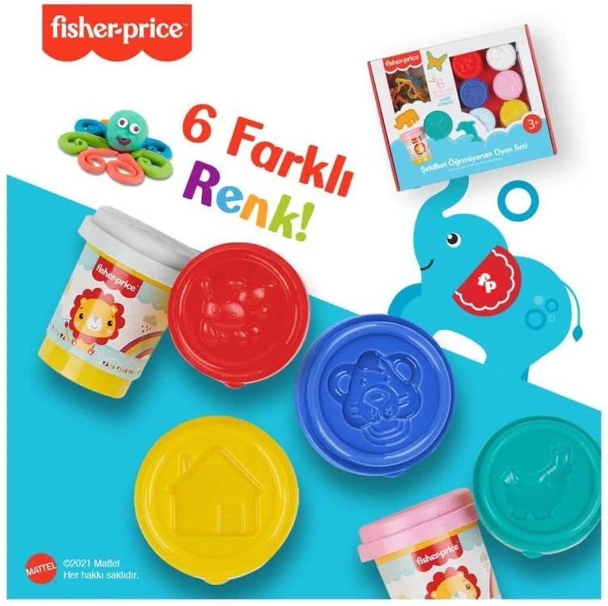 Fisher Price Şekilleri Öğreniyorum Oyun seti GXV33 | Toysall