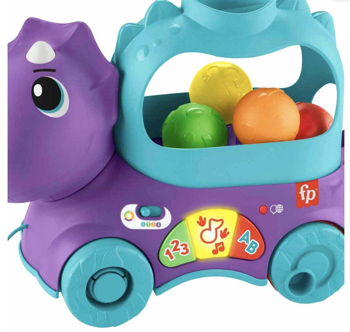 Fisher Price Sesli ve Işıklı Eğlenceli Dinozor HNR55 | Toysall