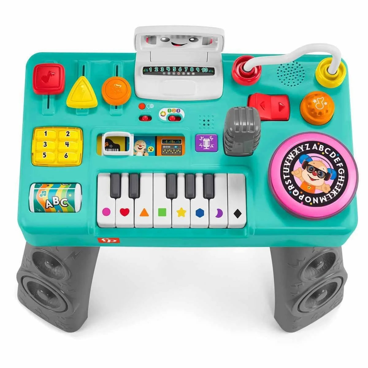 Fisher Price Sesli ve Işıklı Eğlenceli DJ Aktivite Masası HRB61 | Toysall