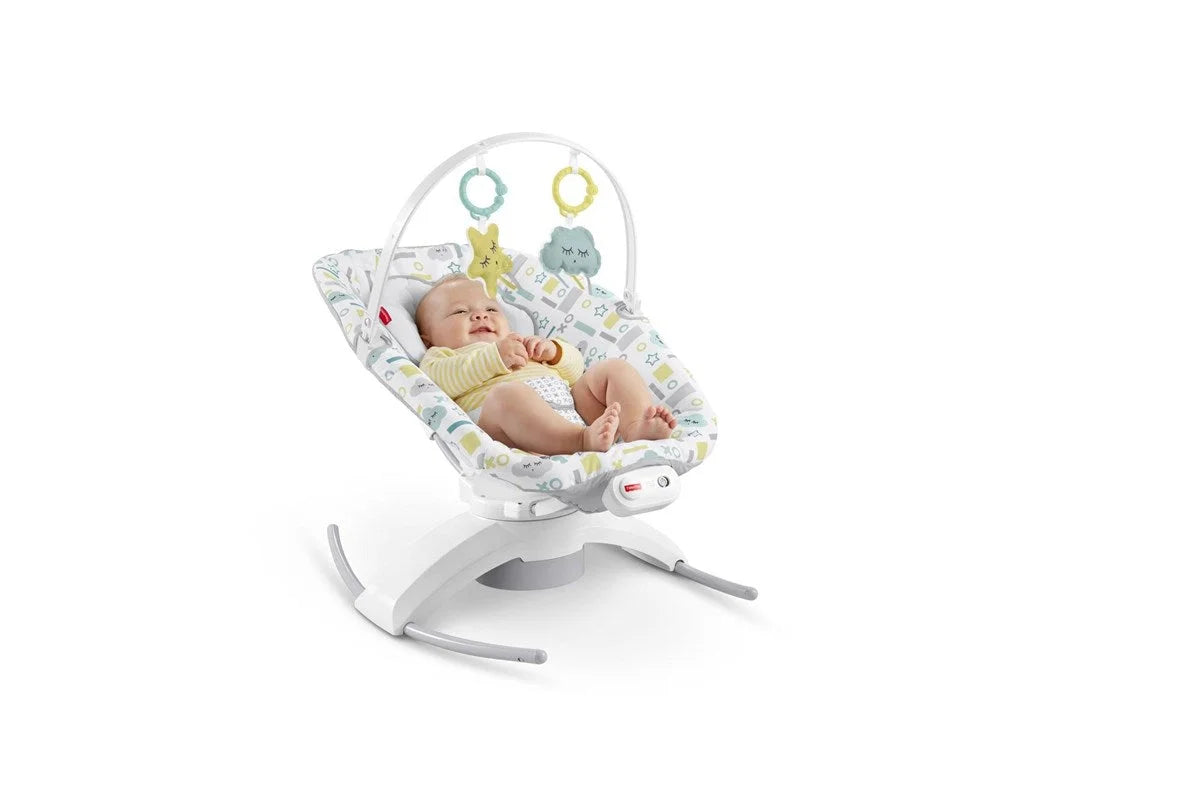 Fisher Price Smart Connect ile 2'si 1 Arada Uyku Arkadaşı Ana Kucağı ve Otomatik Salıncak GWD46 | Toysall