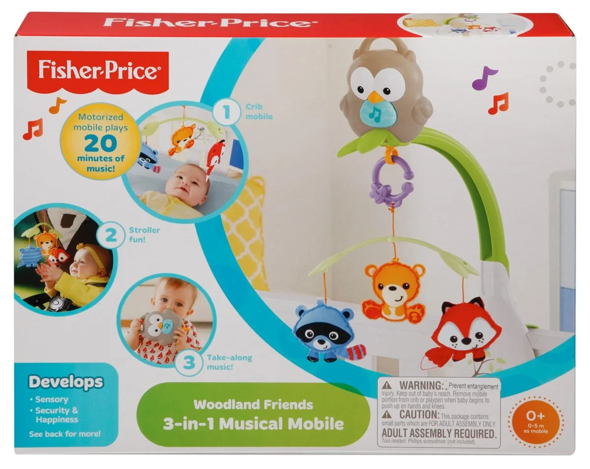 Fisher Price Üçü Bir Arada Baykuş Dönence CDM84 | Toysall