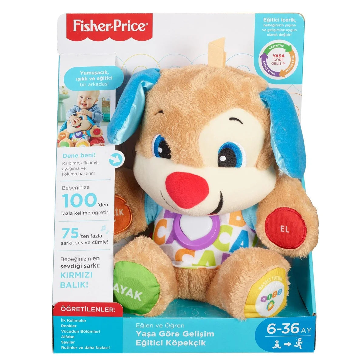 Fisher Price Yaşa Göre Gelişim Eğitici Köpekçik FPN79 | Toysall