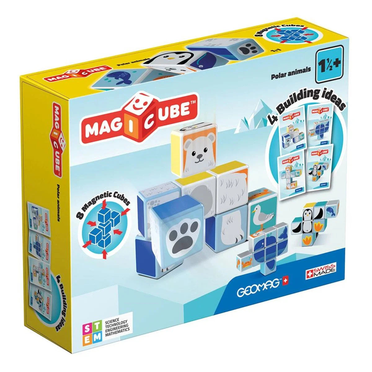 Geomag Magicube Kutup Hayvanları 134 MAB04000 | Toysall