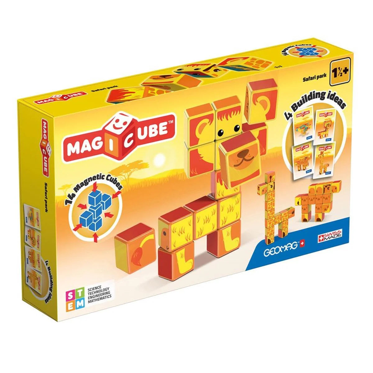 Geomag Magicube Safarİ Hayvanları 135 MAB05000 | Toysall