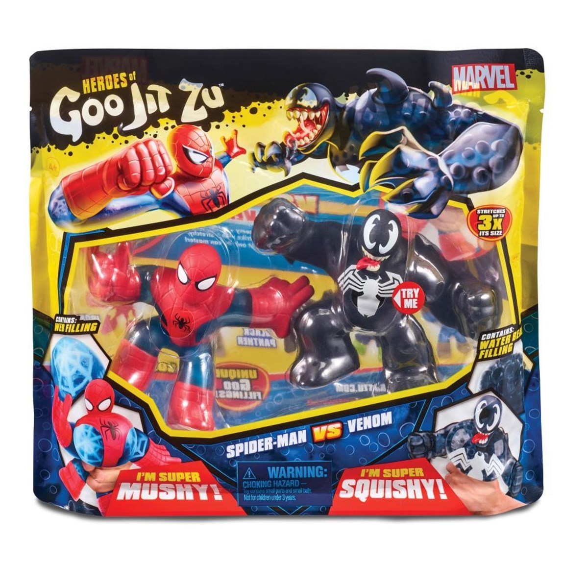 Goojıtzu Marvel İkili Figür-Spiderman & Venom GJT05000 | Toysall
