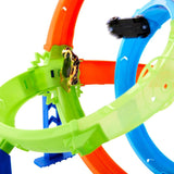 Hot Wheels Akrobasi Pistleri, Dolambaçlı Hız Pisti Seti ve Metal Araba JHK73