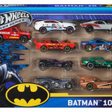 Hot Wheels Batman Temalı 10'lu Die-Cast Araba Seti JCT91