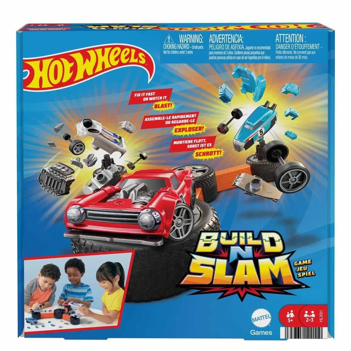 Hot Wheels Build N Slam Kutu Oyunu HLX91 | Toysall