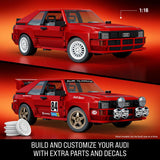 Hot Wheels Elite Serisi '84 Audi Sport Quattro Yapım Seti JLK39
