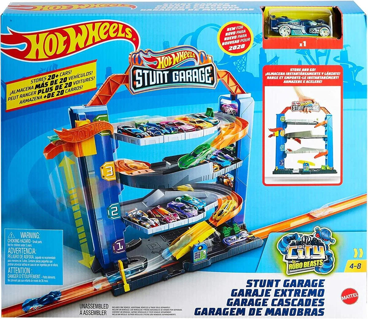 Hot Wheels Maceraya Başlangıç Garajı 4 Katlı GNL70 | Toysall