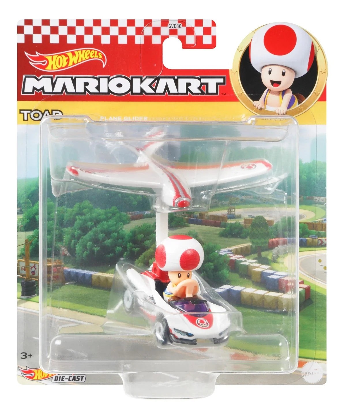 Hot Wheels Mario Kart Planörlü Araçlar Mario GVD30-GVD34 | Toysall