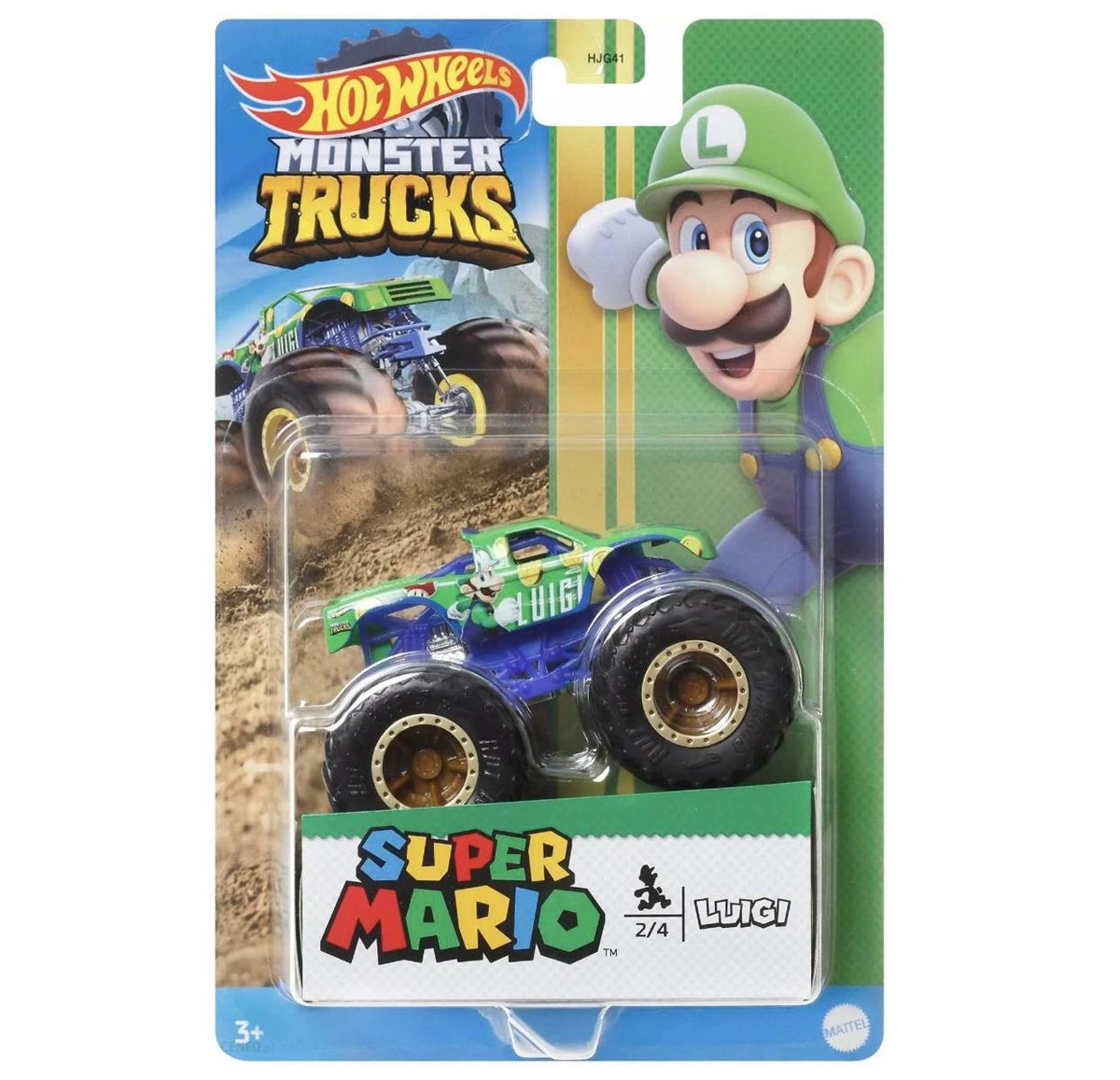 Hot Wheels Monster Truck Super Mario 1:64 HJG41-HCR76 | Toysall