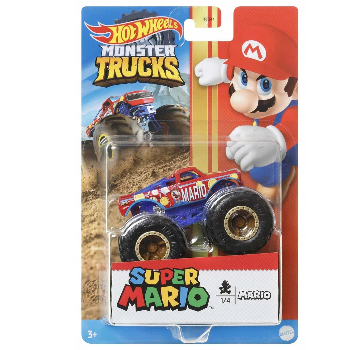 Hot Wheels Monster Truck Super Mario 1:64 HJG41-HCR75 | Toysall