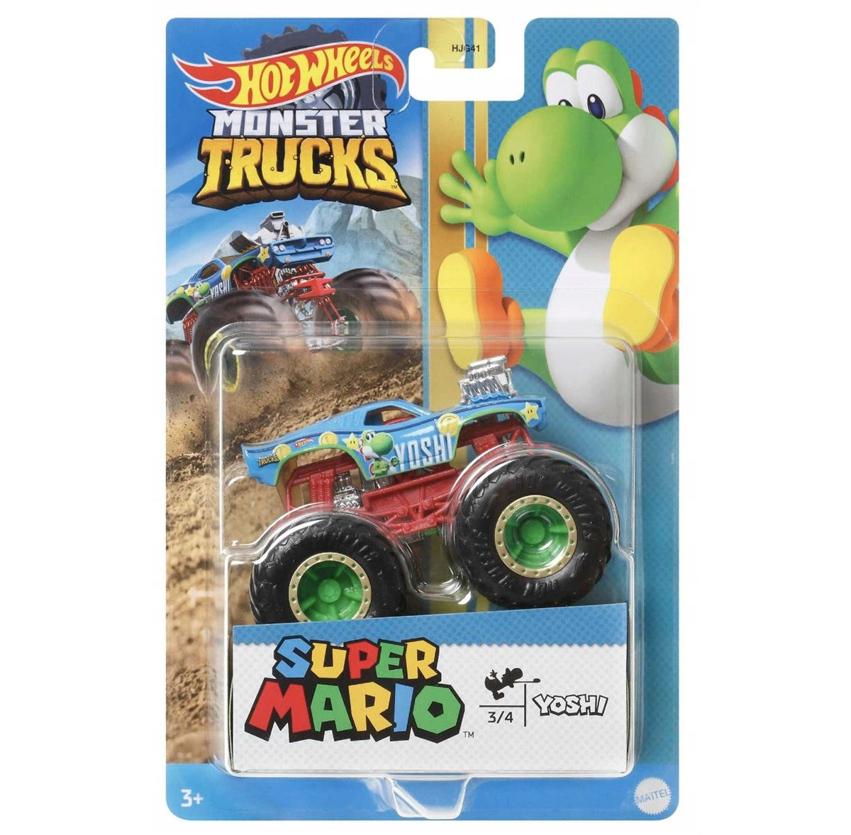 Hot Wheels Monster Truck Super Mario 1:64 HJG41-HCR77 | Toysall