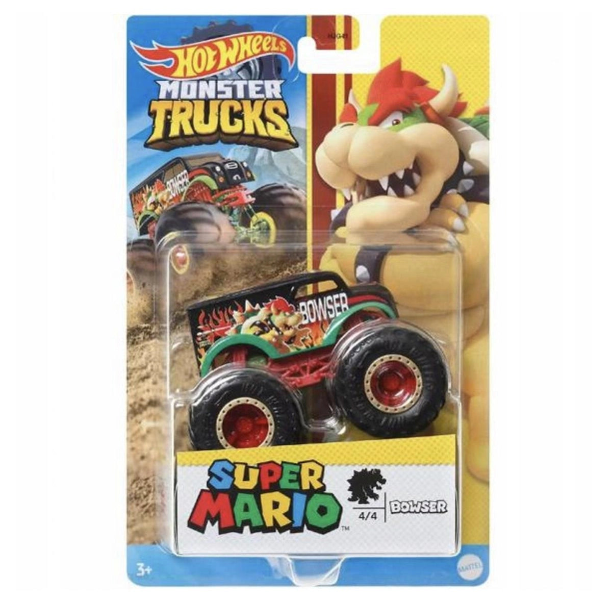 Hot Wheels Monster Truck Super Mario 1:64 HJG41-HCR78 | Toysall