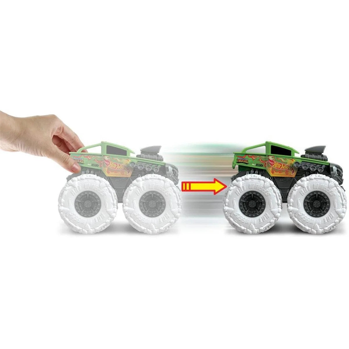 Hot Wheels Monster Trucks 1:43 Çek Bırak Arabalar GVK37-GVK38 | Toysall