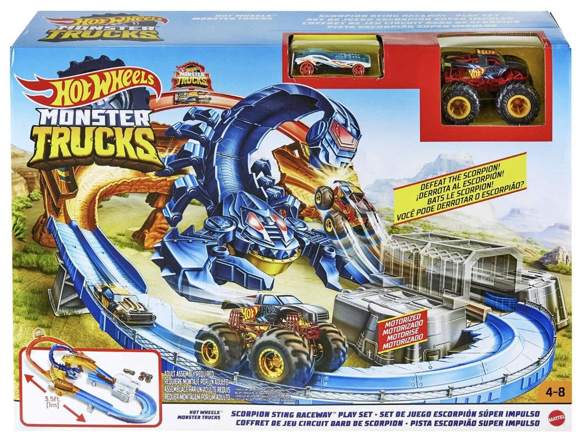 Hot Wheels Monster Trucks Akrep Isırığı Yarış Seti GTL33 | Toysall