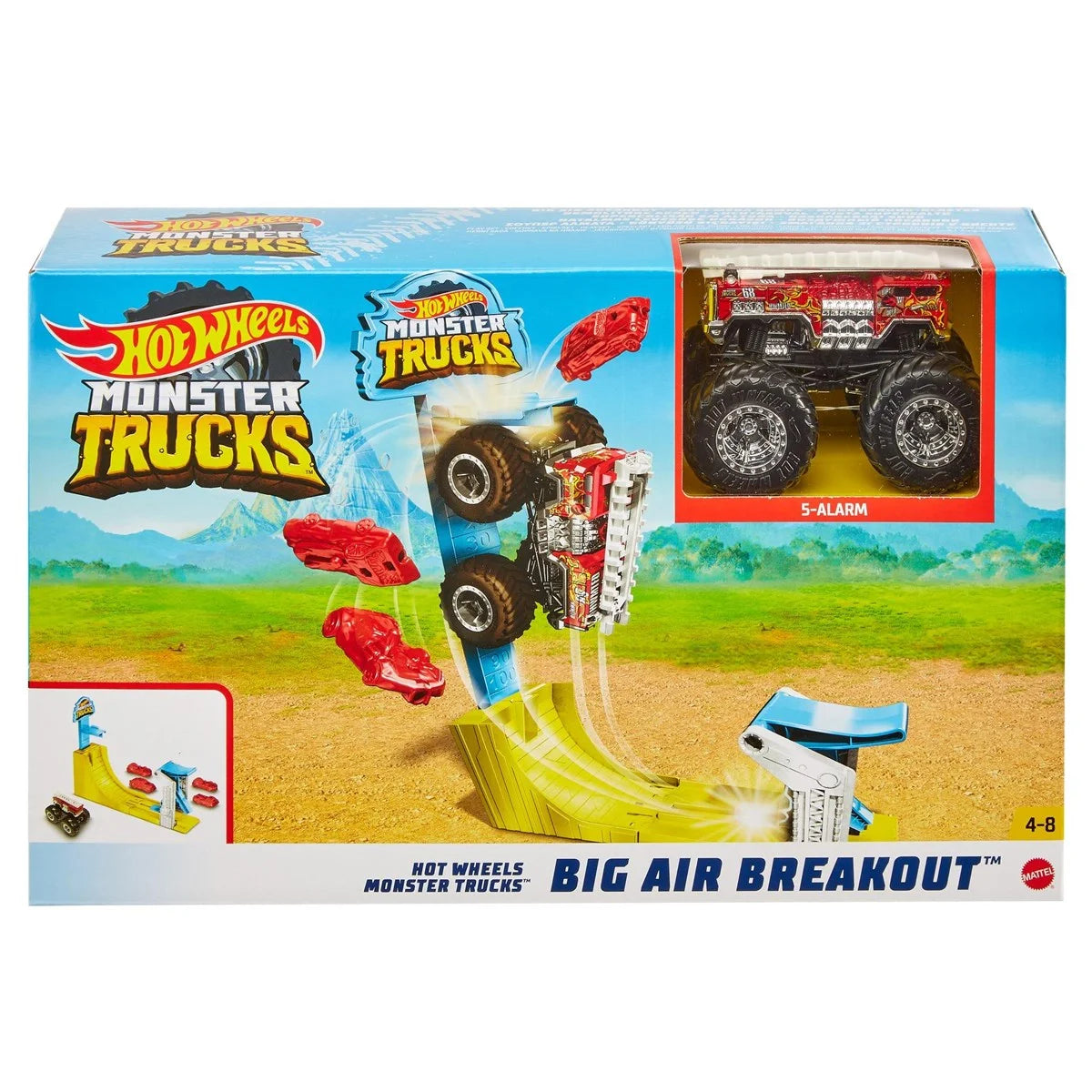 Hot Wheels Monster Trucks Big Air Breakout Oyun Seti GYC81 | Toysall